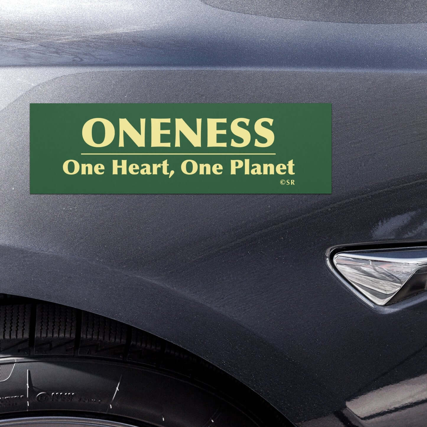 Oneness — One Heart, One Planet | Car Magnet - Oneness Perfume