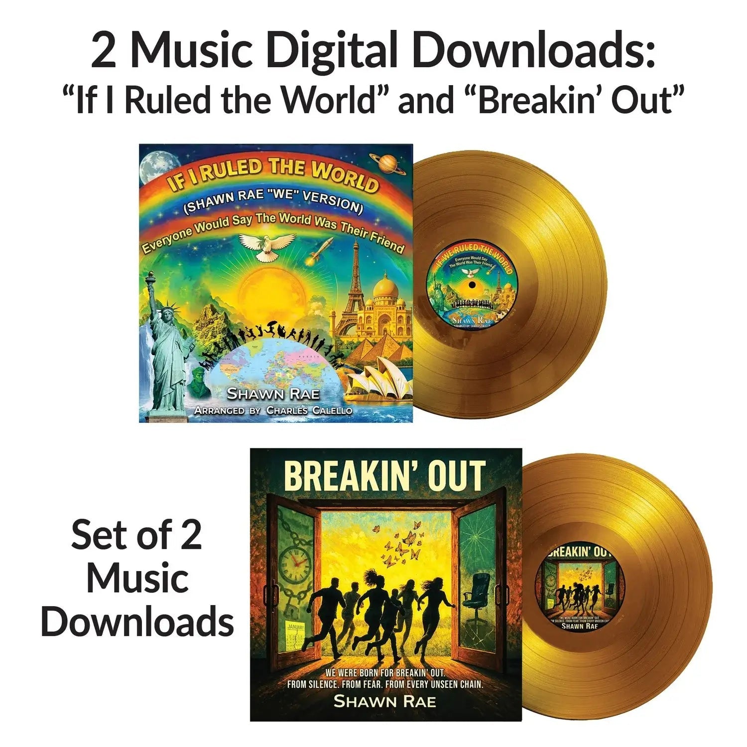 2 Music Digital Downloads: If I Ruled the World & Breakin' Out - Oneness Perfume