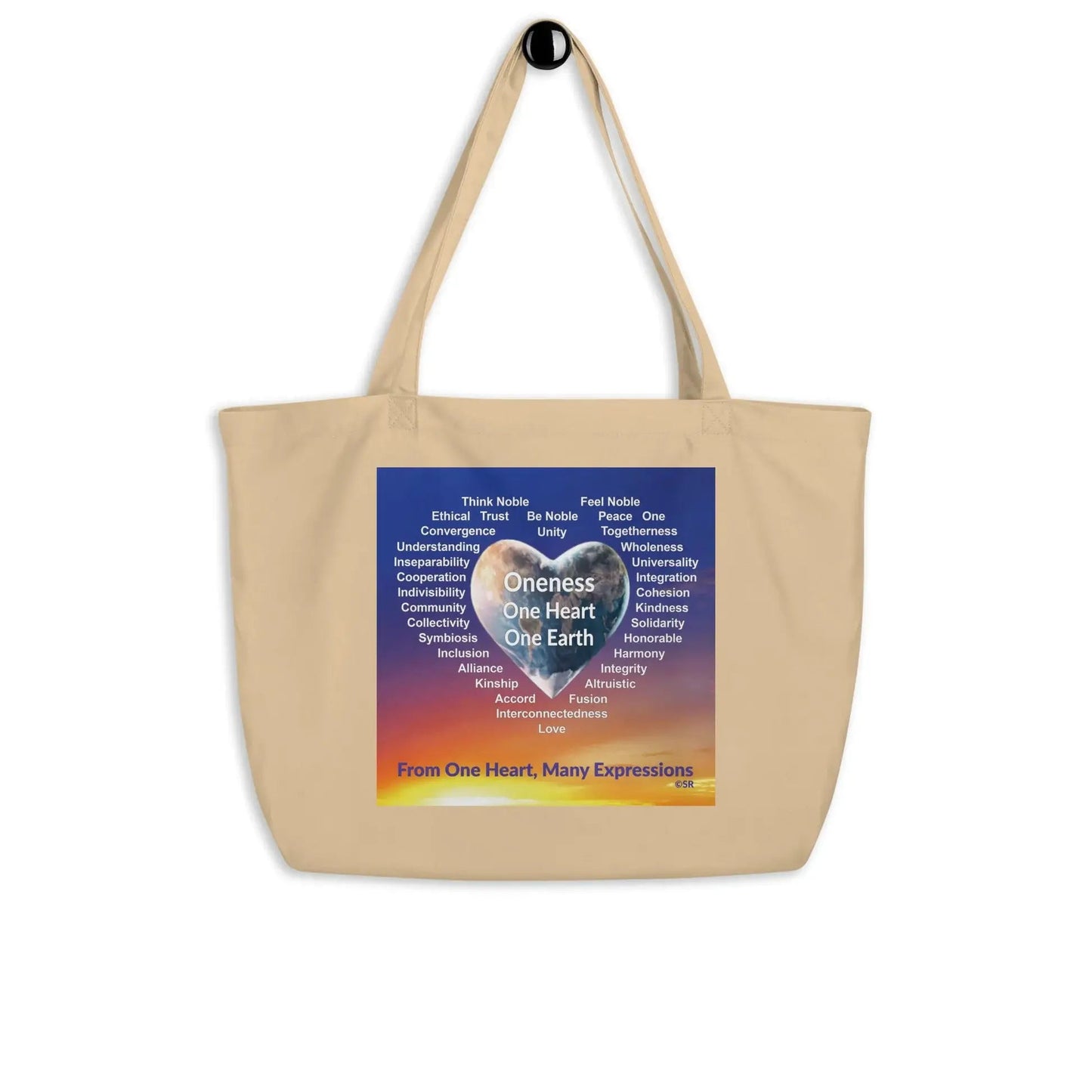 Dual - Design Oneness Tote Bag | From One Heart, Many Expressions - Oneness Perfume