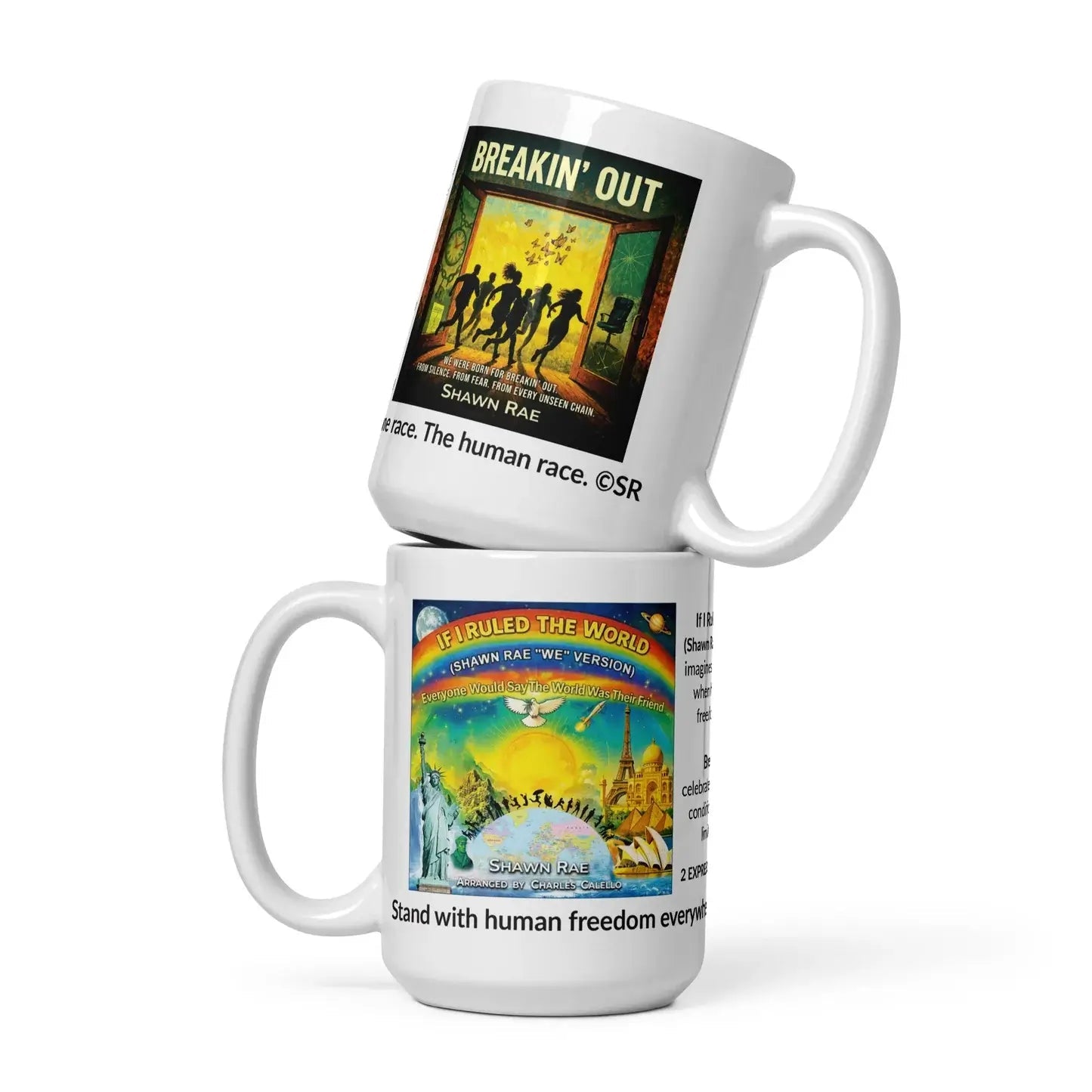 "If I Ruled the World" (Shawn Rae "WE") & "Breakin' Out" Mug - Oneness Perfume