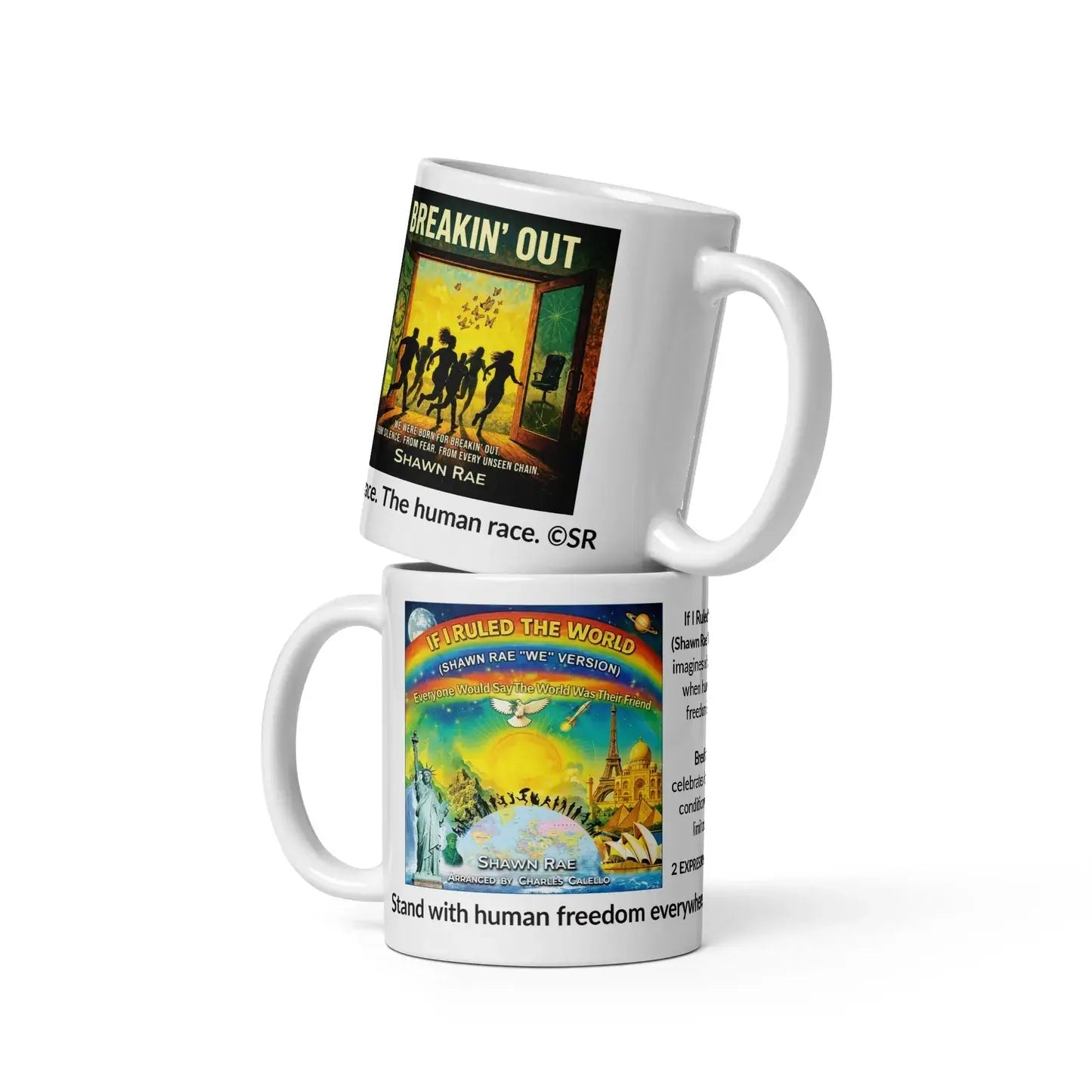 "If I Ruled the World" (Shawn Rae "WE") & "Breakin' Out" Mug - Oneness Perfume