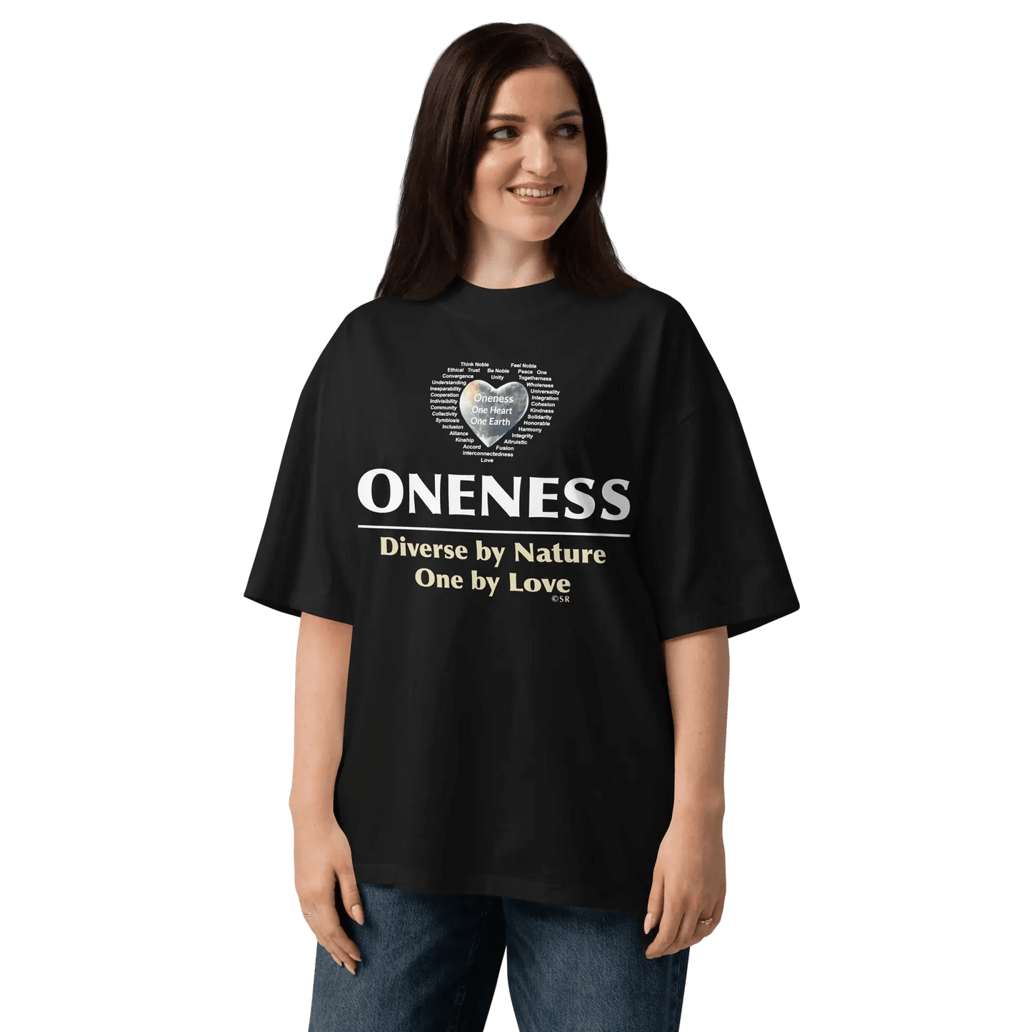 Oneness One Heart One Earth — Organic T-Shirt - Oneness Perfume