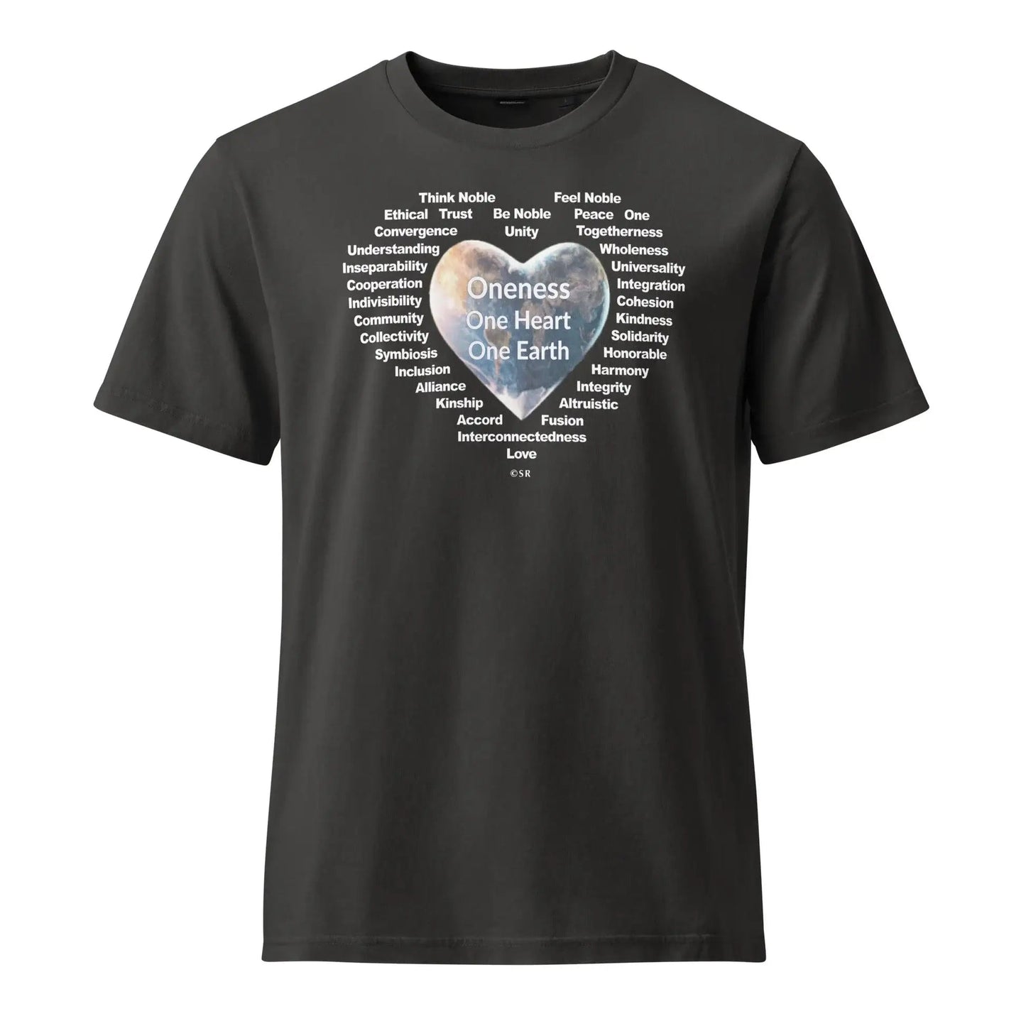 Oneness • One Heart • One Earth, Organic T-Shirt - Oneness Perfume