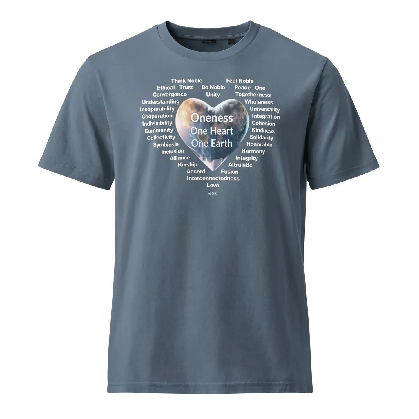 Oneness • One Heart • One Earth, Organic T-Shirt - Oneness Perfume