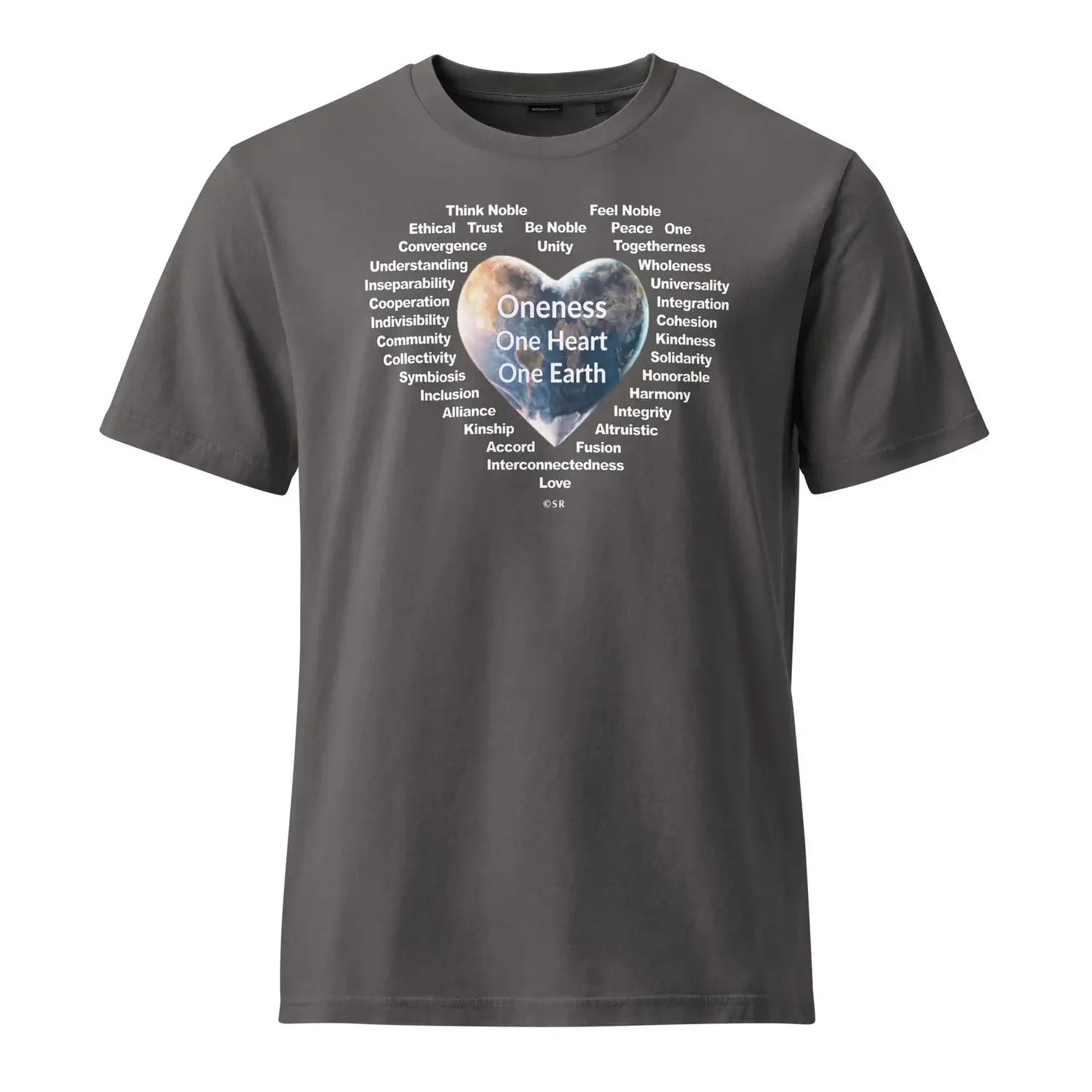 Oneness • One Heart • One Earth, Organic T-Shirt - Oneness Perfume