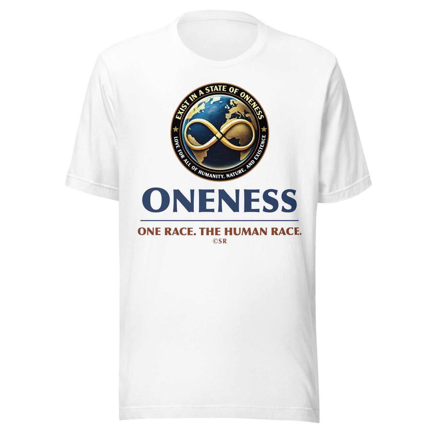 Oneness. One Race. The Human Race. Unisex t-shirt - Oneness Perfume