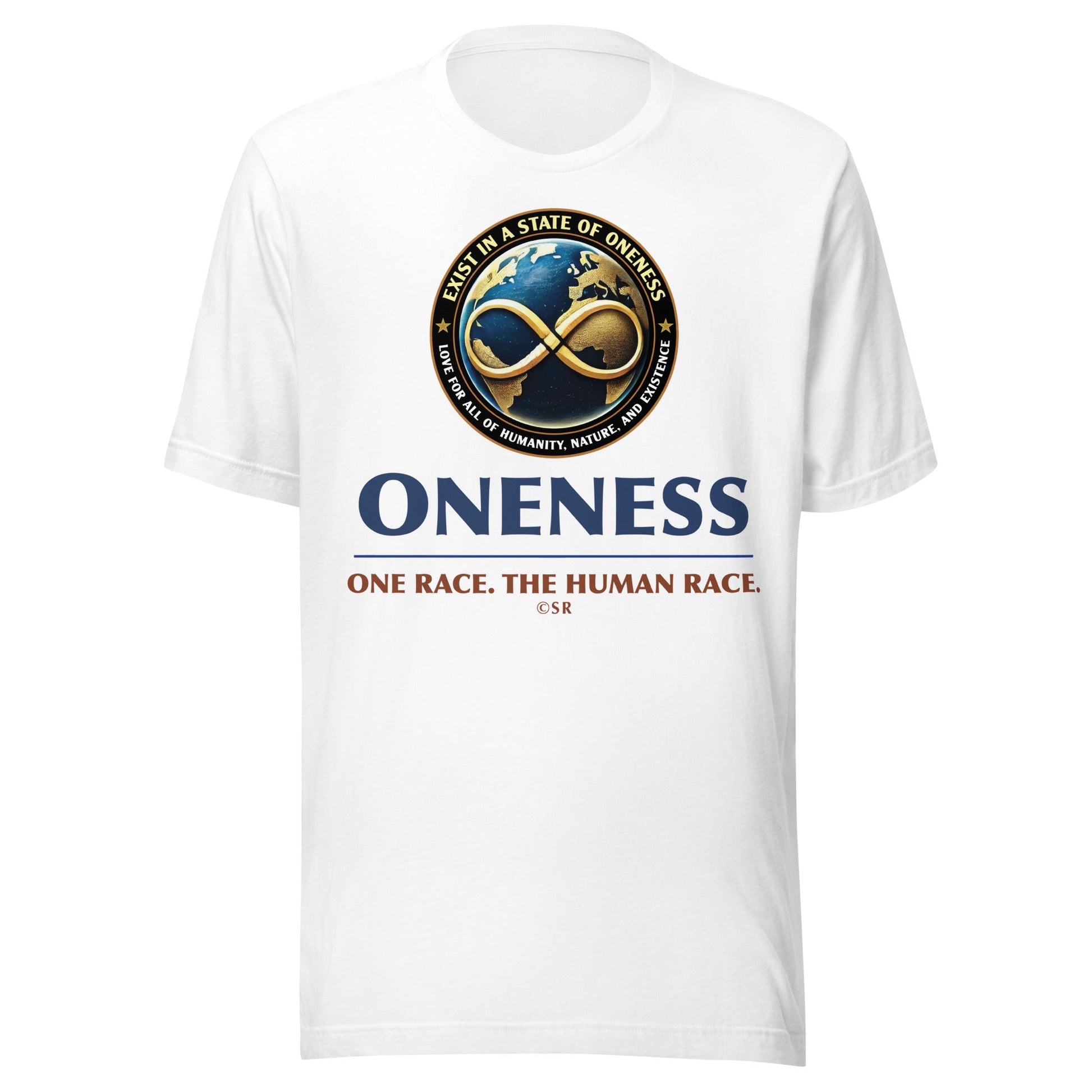 Oneness. One Race. The Human Race. Unisex t-shirt - Oneness Perfume