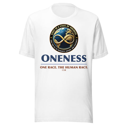 Oneness. One Race. The Human Race. Unisex t-shirt - Oneness Perfume