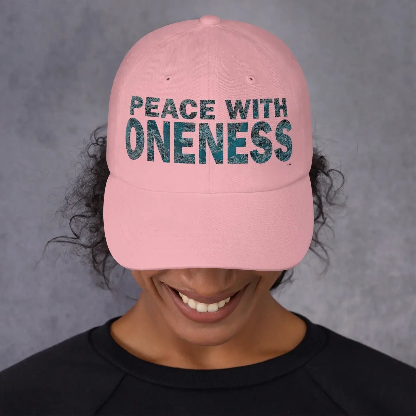 Peace with Oneness Cap | Earth Print Unity Hat - Oneness Perfume